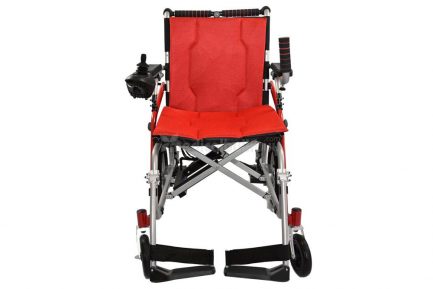 Ultra Lightweight Powered Traveling Wheelchair G11 Front View
